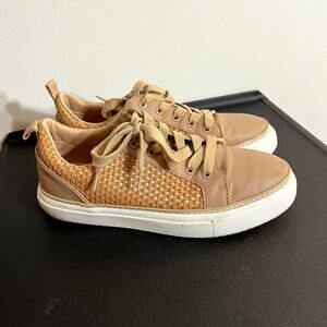 Susina Brown Woven Sneakers LAST CALL